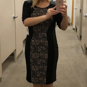 Black and Tan dress